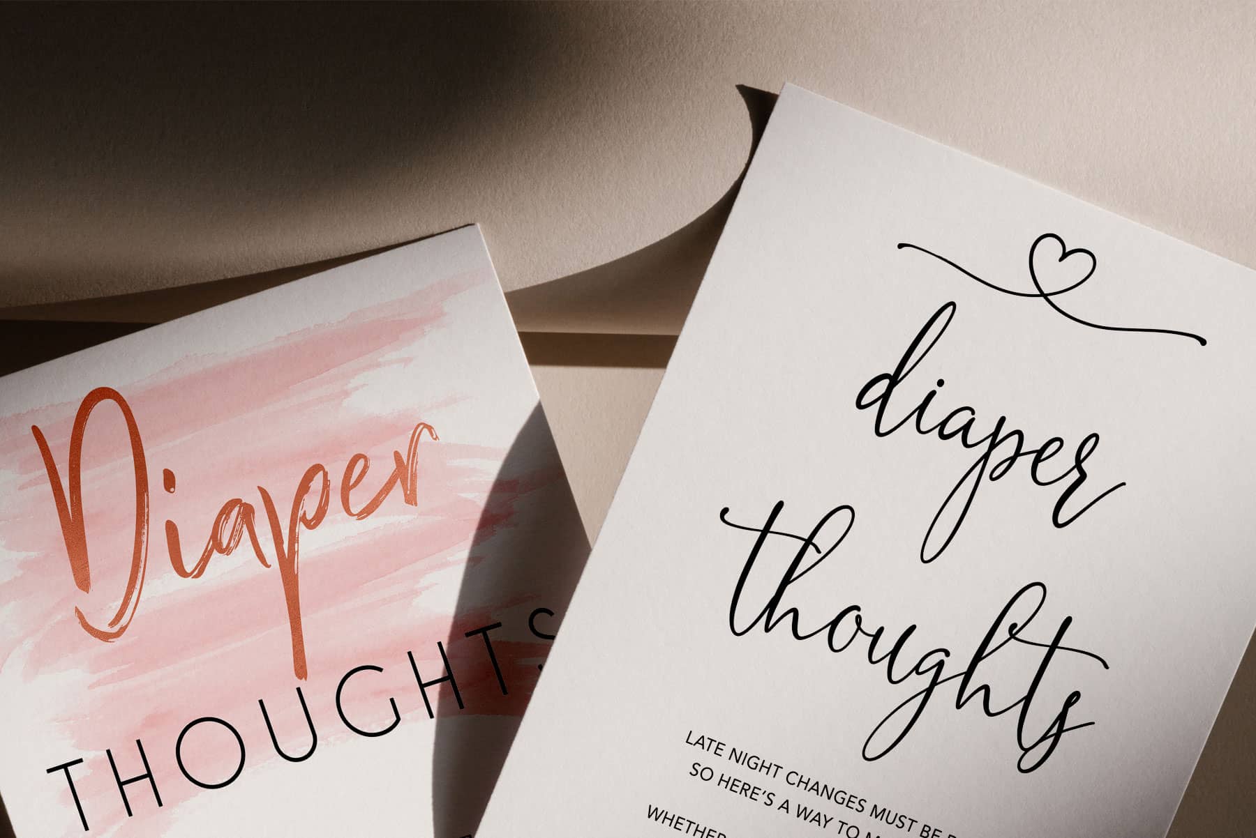 SHOP Diaper Thoughts Baby Shower Games | Oh Happy Printables – Page 3 ...