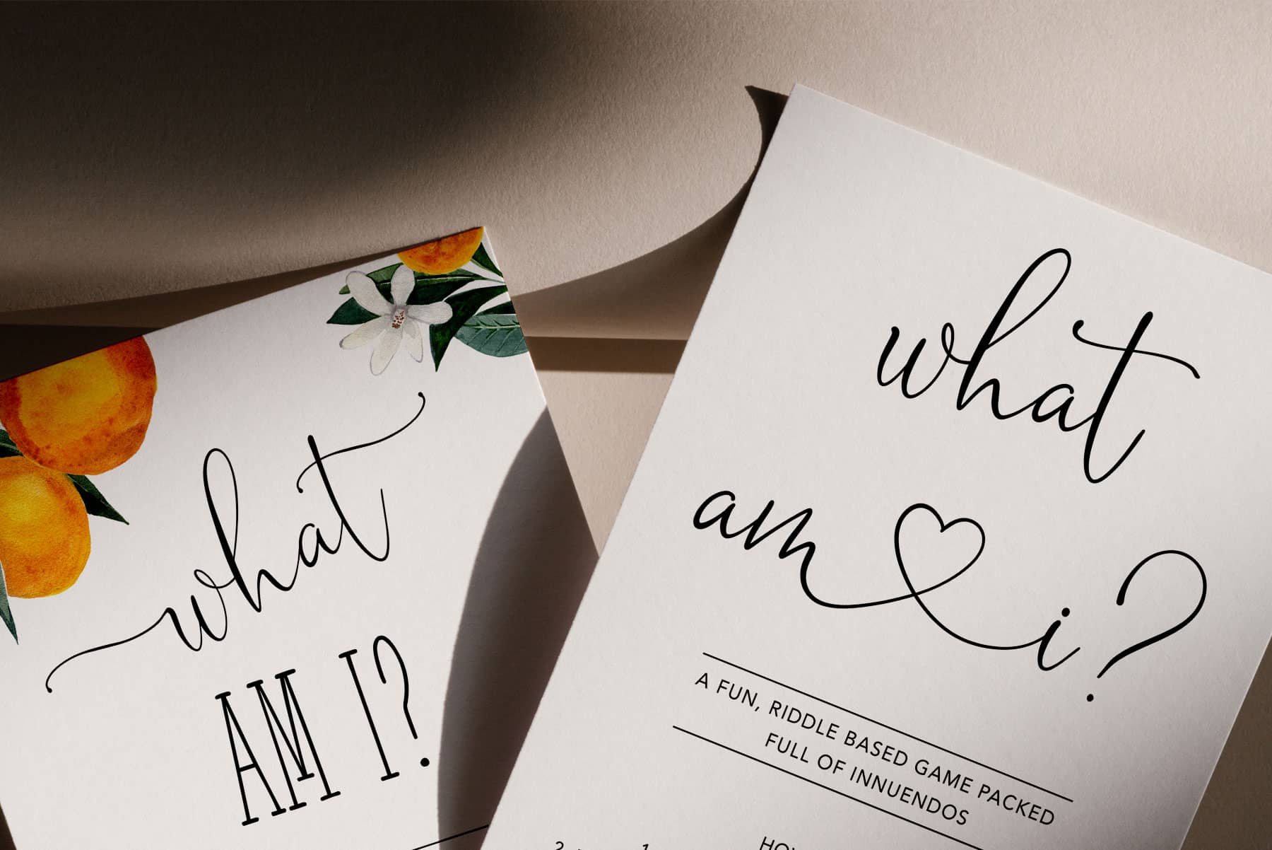 SHOP What Am I Baby Shower Games | Oh Happy Printables – OhHappyPrintables