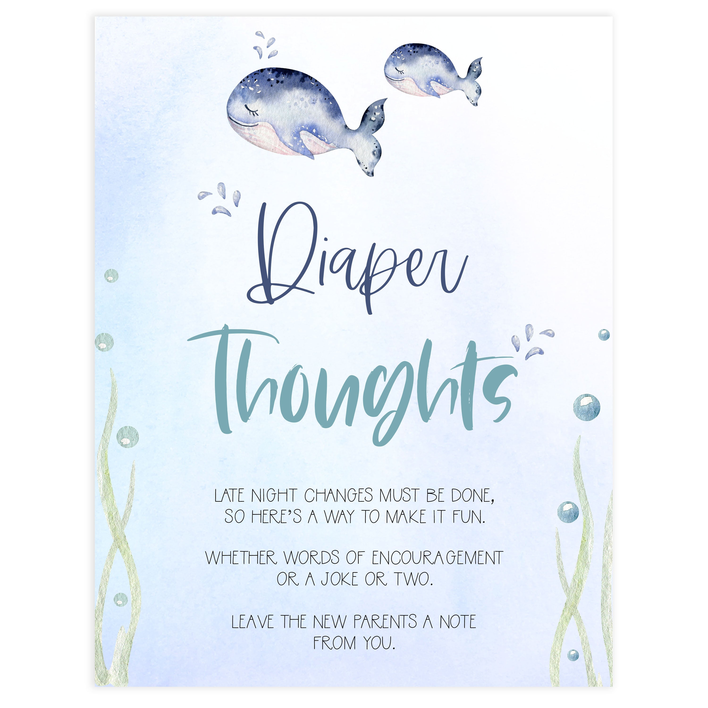 Diaper sales shower ideas