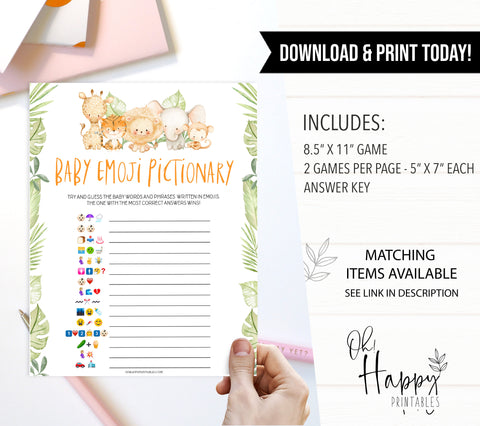 baby emoji pictionary game, Printable baby shower games, safari animals baby games, baby shower games, fun baby shower ideas, top baby shower ideas, safari animals baby shower, baby shower games, fun baby shower ideas