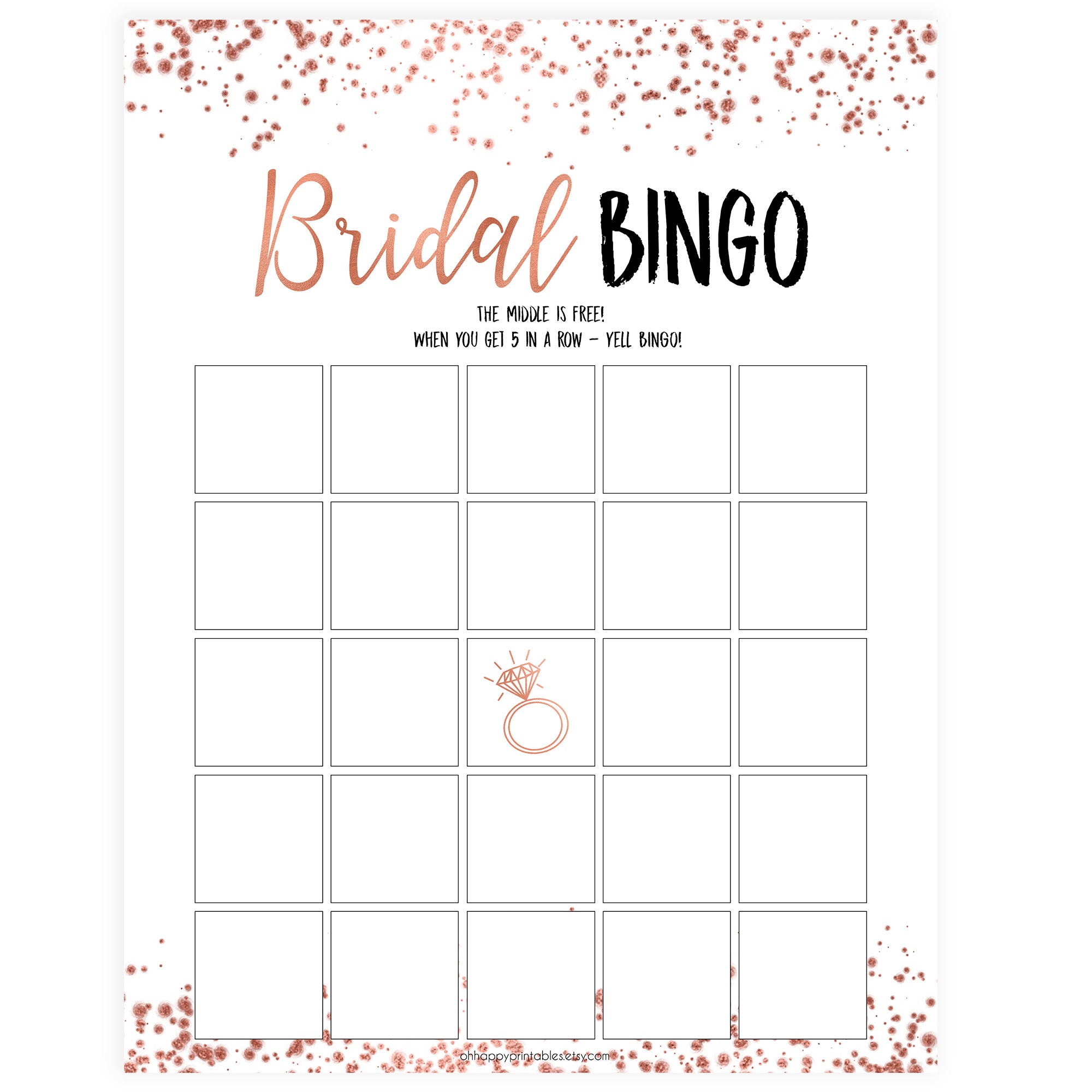 Rose Gold Bridal Bingo Game | Shop Printable Bridal Shower Games – OhHappyPrintables rose-gold-bridal-bingo-game-shop-printable-bridal-shower-games-ohhappyprintables