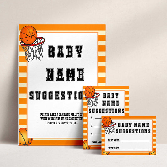 Basketball baby shower games, baby name suggestions, baby game, printable baby games, basket baby games, baby shower games, basketball baby shower idea, fun baby games, popular baby games