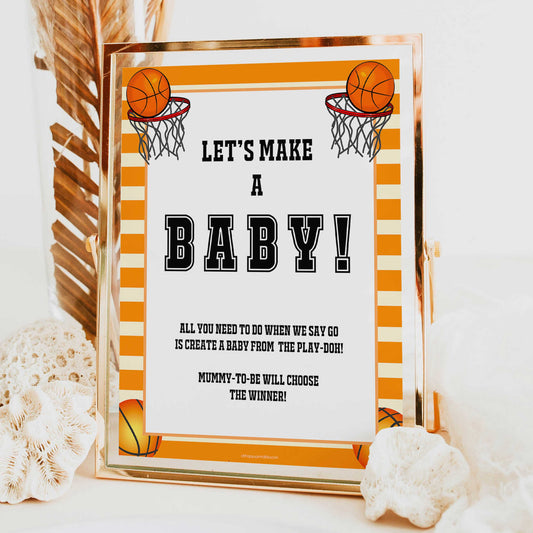lets make a baby game, play-doh baby game, Printable baby shower games, basketball fun baby games, baby shower games, fun baby shower ideas, top baby shower ideas, basketball baby shower, basketball baby shower ideas