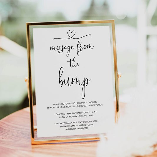 Minimalist baby shower games, message from the bump baby games, 10 baby game bundles, fun baby games, printable baby games, top baby games, popular baby games, labor or porn games, neutral baby games, gender reveal games