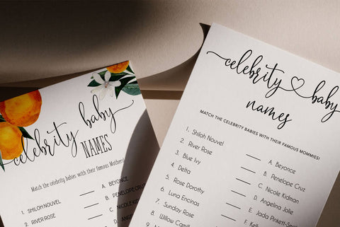 Celebrity Baby Names