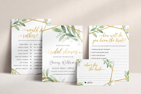 Gold Greenery