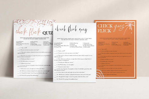 Chick Flick Quiz
