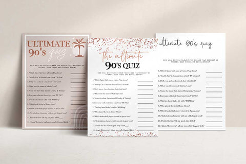 Ultimate 90's Quiz