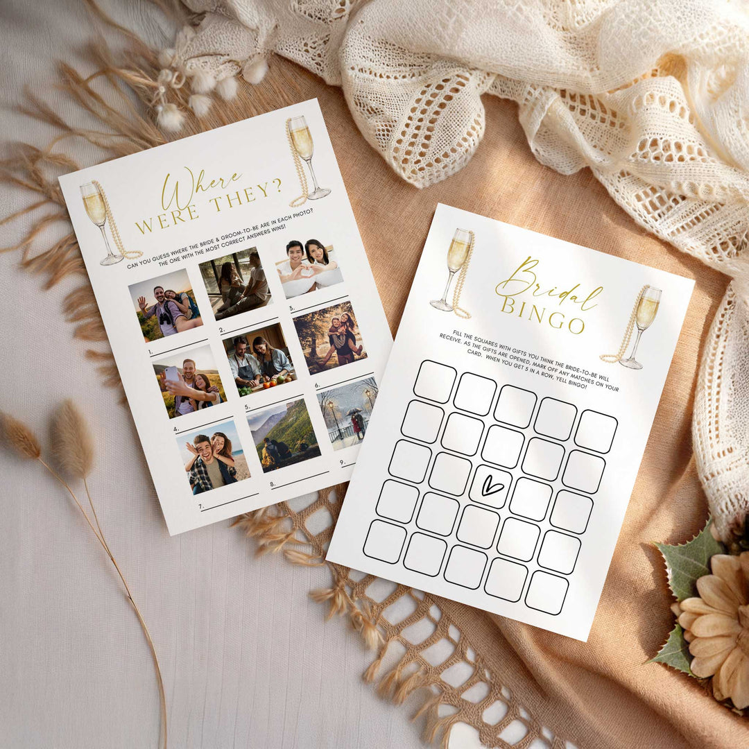 100 Pearls & Prosecco Bridal Shower Games