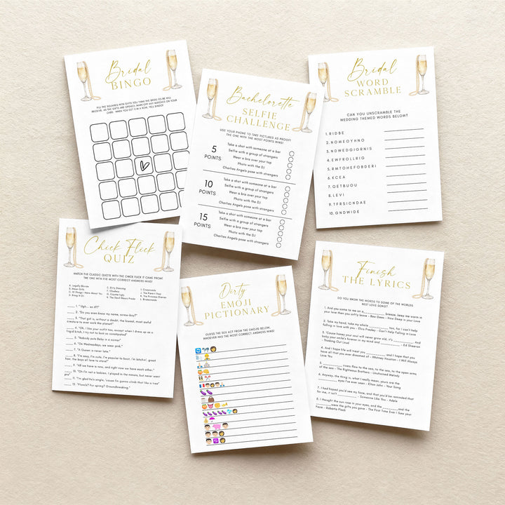100 Pearls & Prosecco Bridal Shower Games