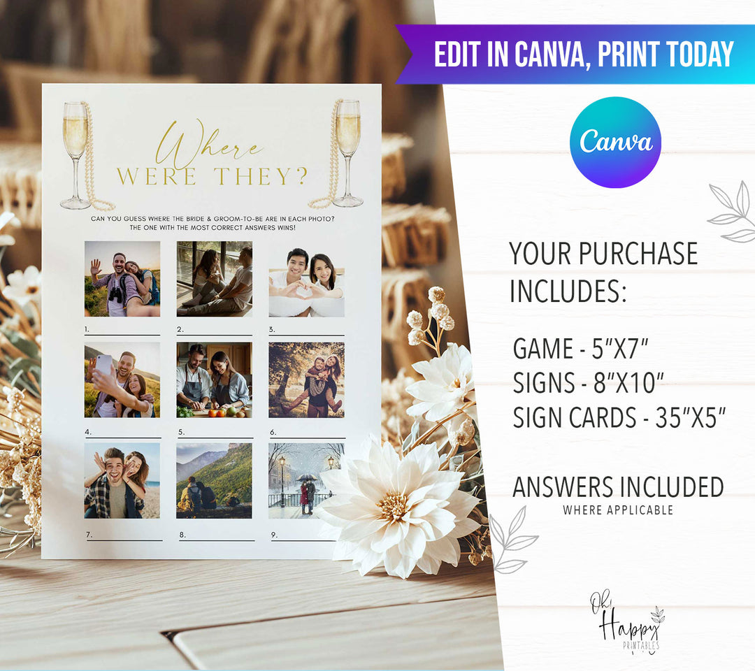100 Pearls & Prosecco Bridal Shower Games