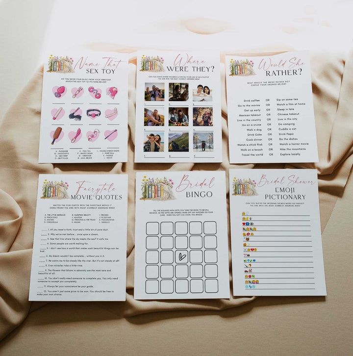 100 A New Chapter Begins Bridal Shower Games
