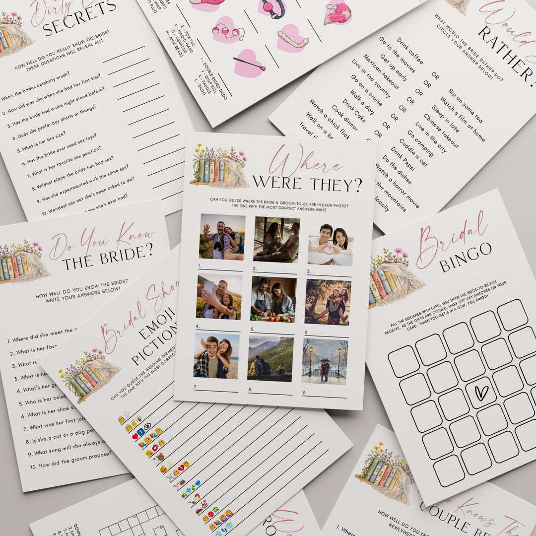 100 A New Chapter Begins Bridal Shower Games