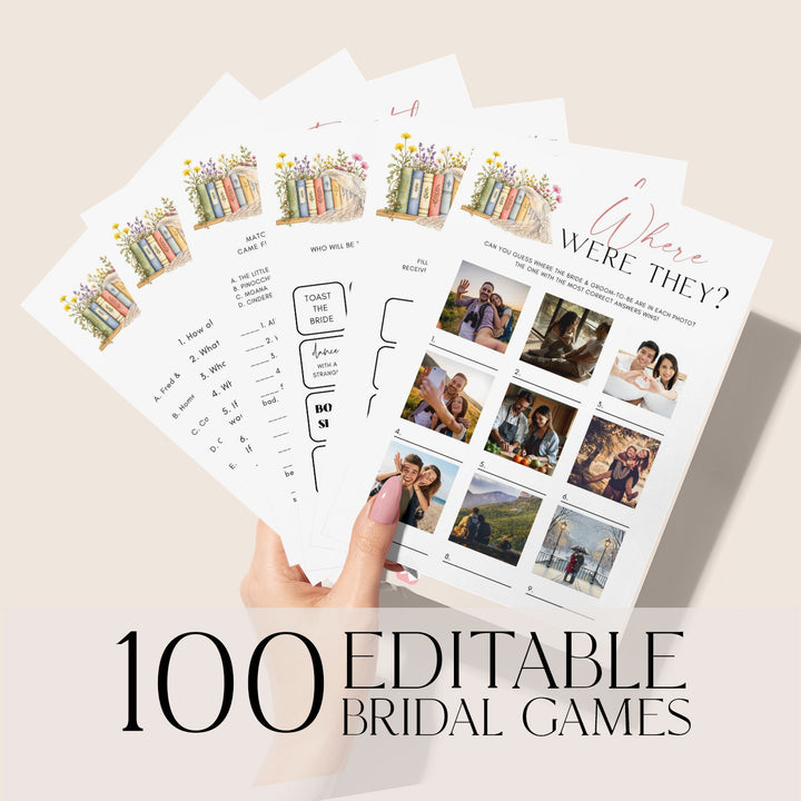 100 A New Chapter Begins Bridal Shower Games