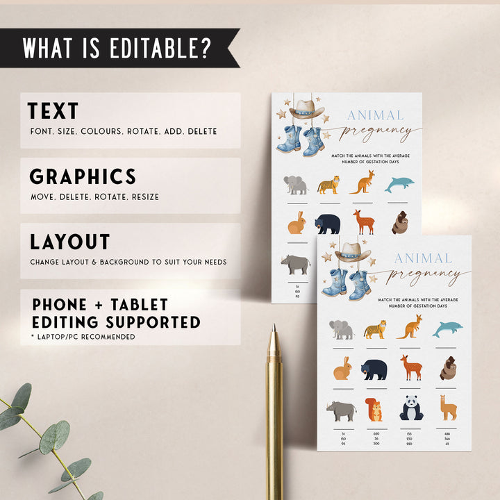 A Little Cowboy Baby Shower Games