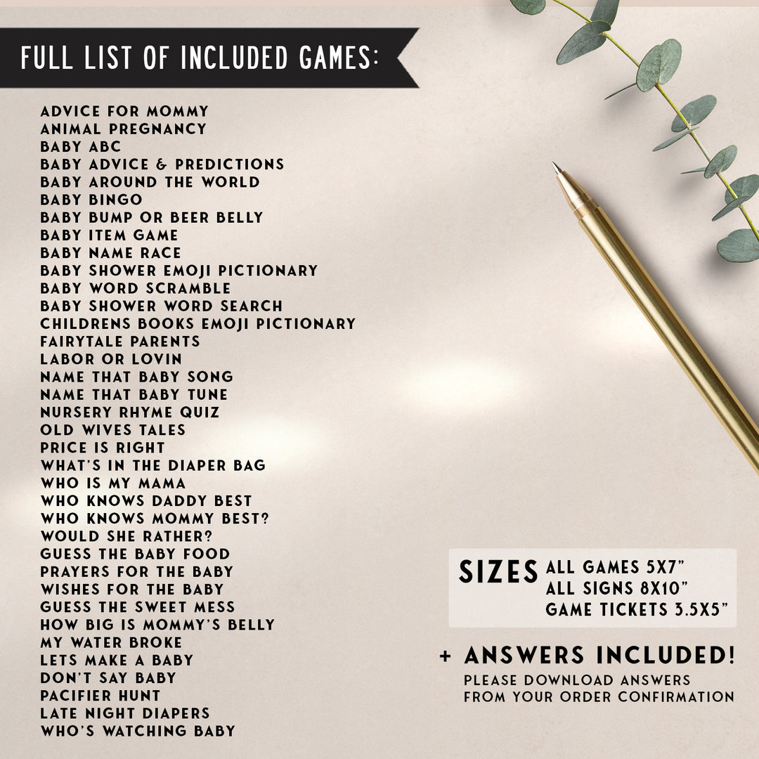 A Little Cowboy Baby Shower Games