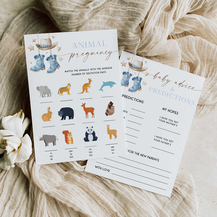 A Little Cowboy Baby Shower Games