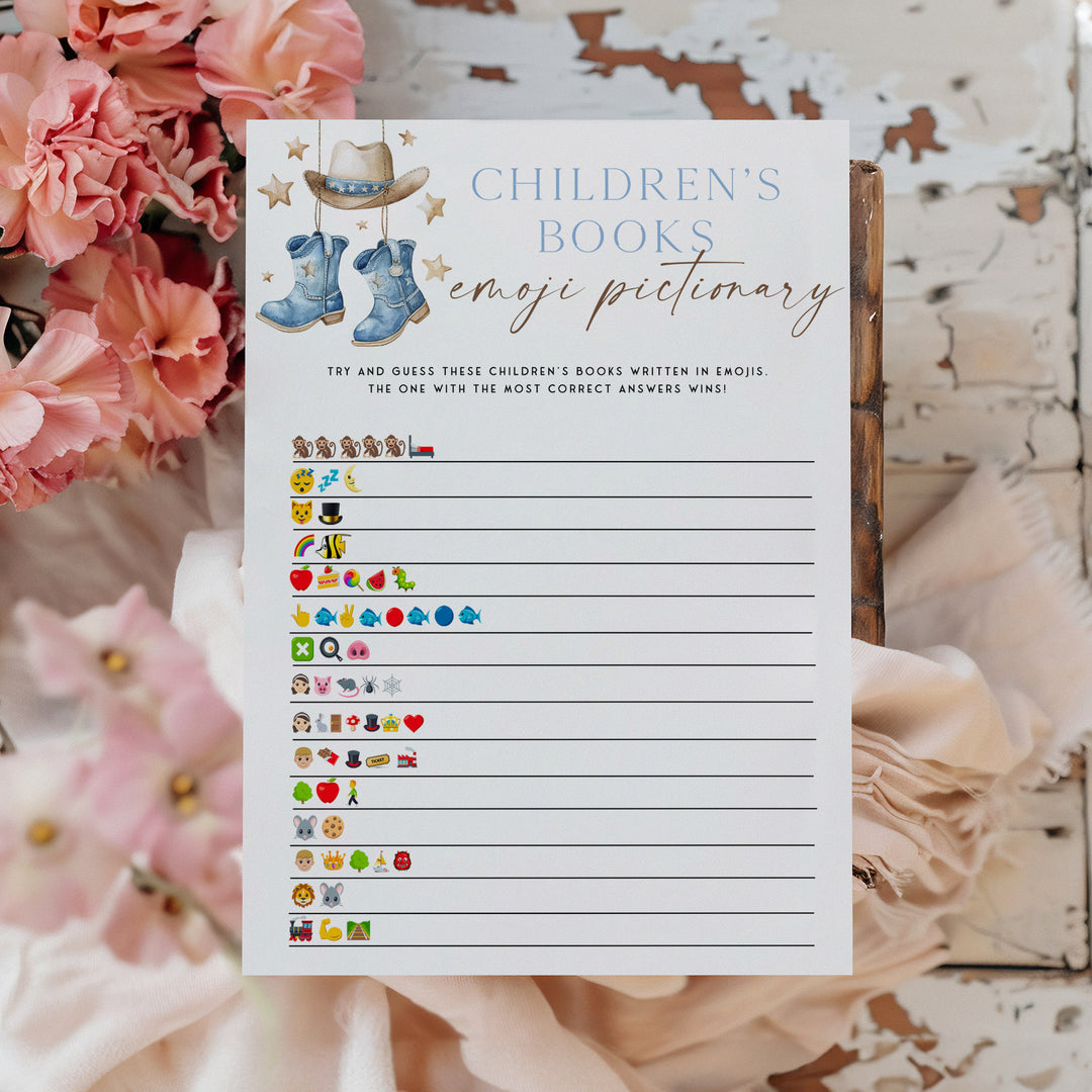 A Little Cowboy Baby Shower Games