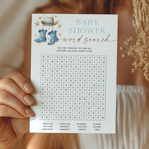 A Little Cowboy Baby Shower Games