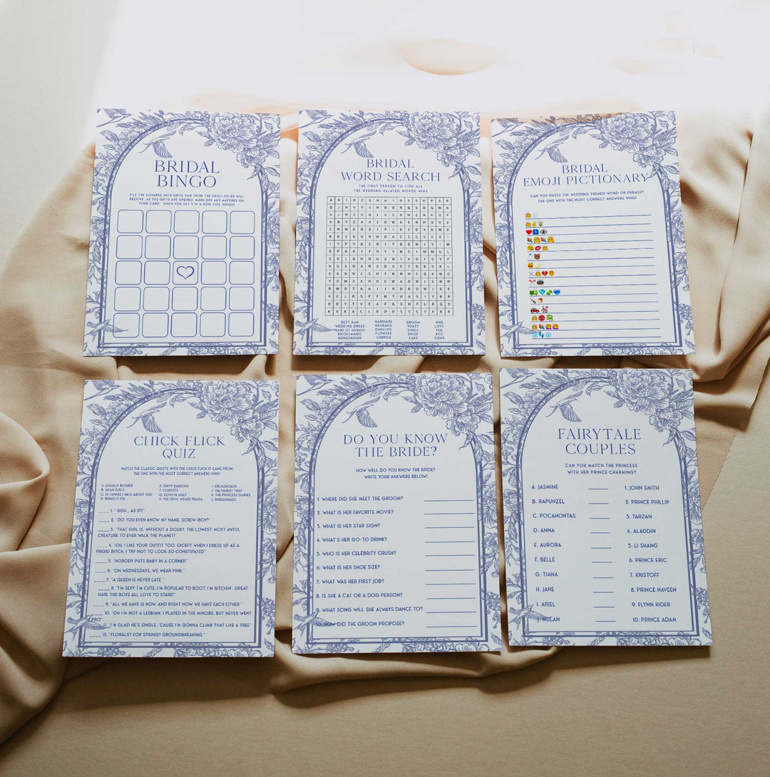 35 Chinoiserie Bridal Shower Games