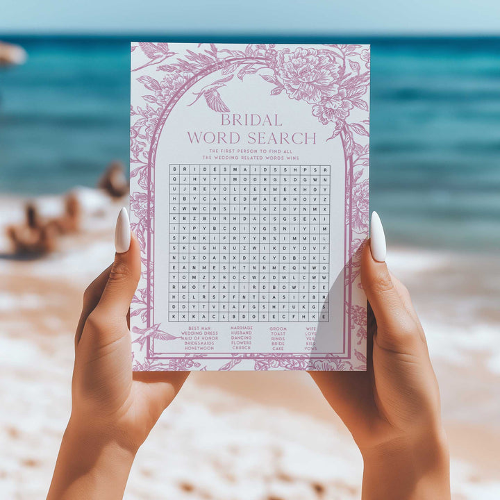 35 Chinoiserie Bridal Shower Pink Games