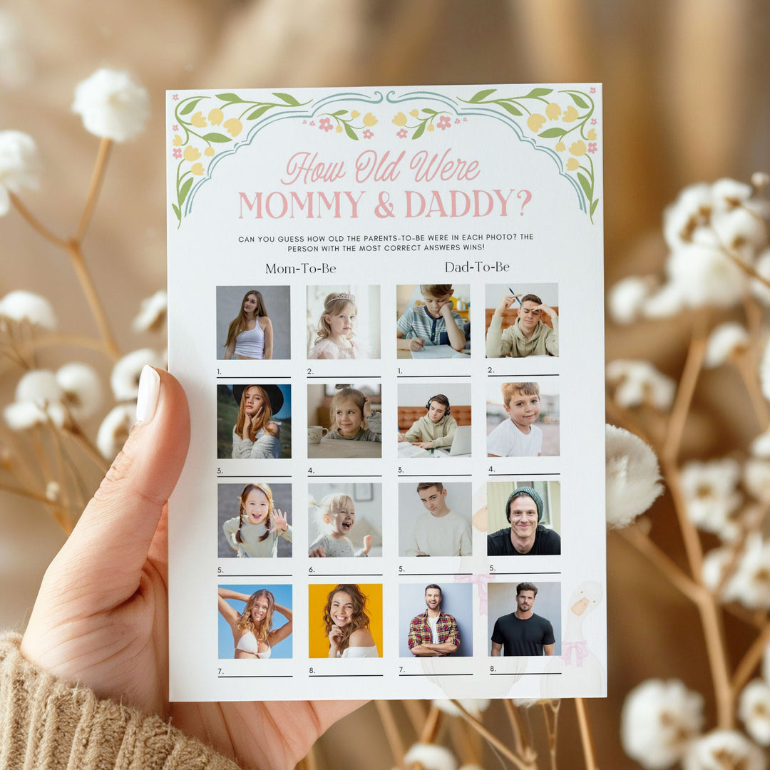 60 Baby Goose Floral Games