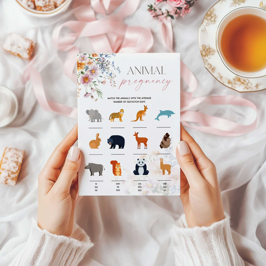 60 fully editable baby shower games in the theme of Baby In Bloom. These 60 games are perfect for a Baby In Bloom baby shower or Wildflower themed baby shower party.