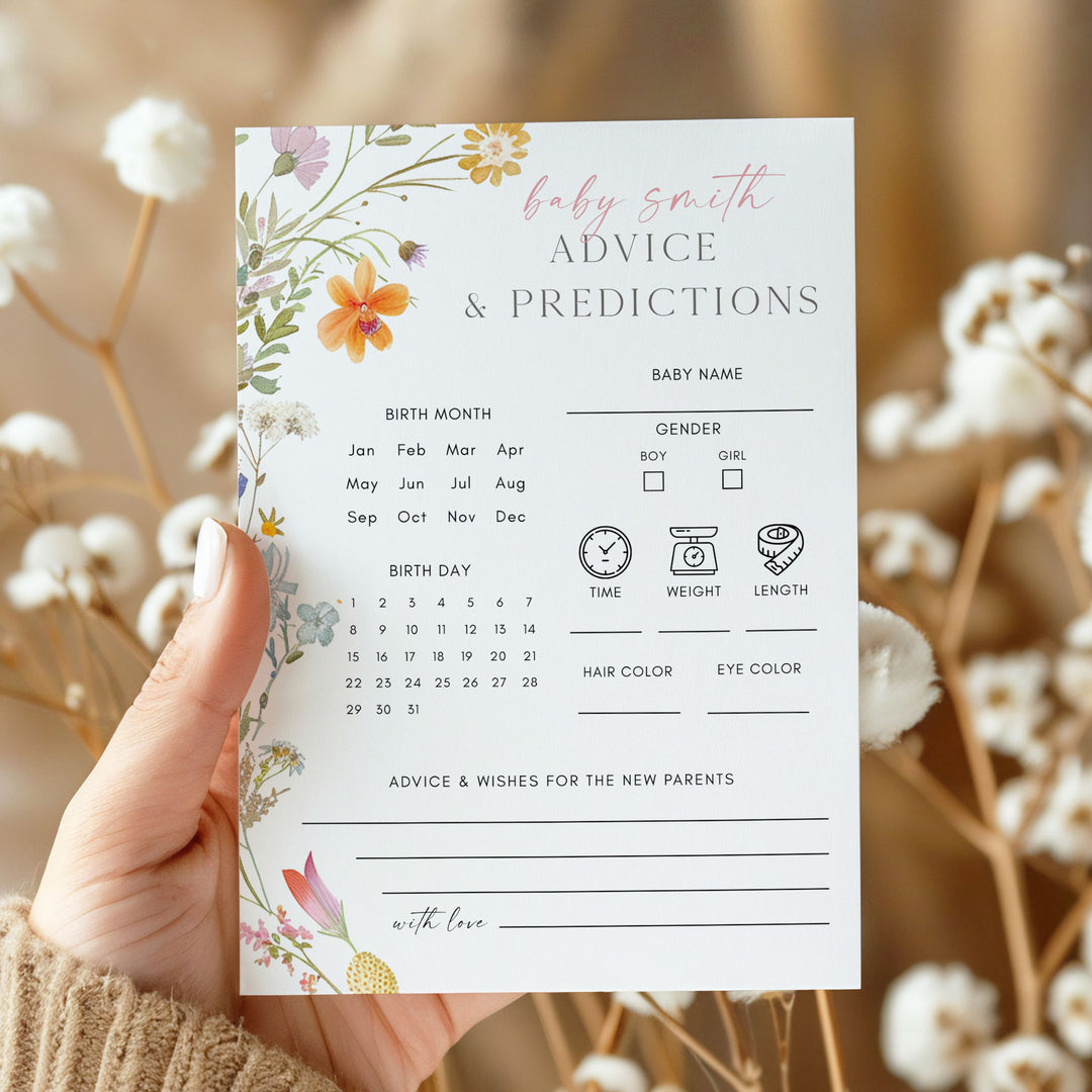 Advice & Predictions Wildflower Game