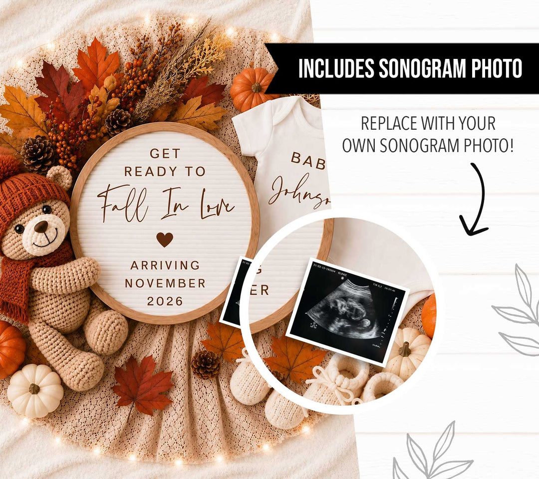 Autumnal Pregnancy Announcement