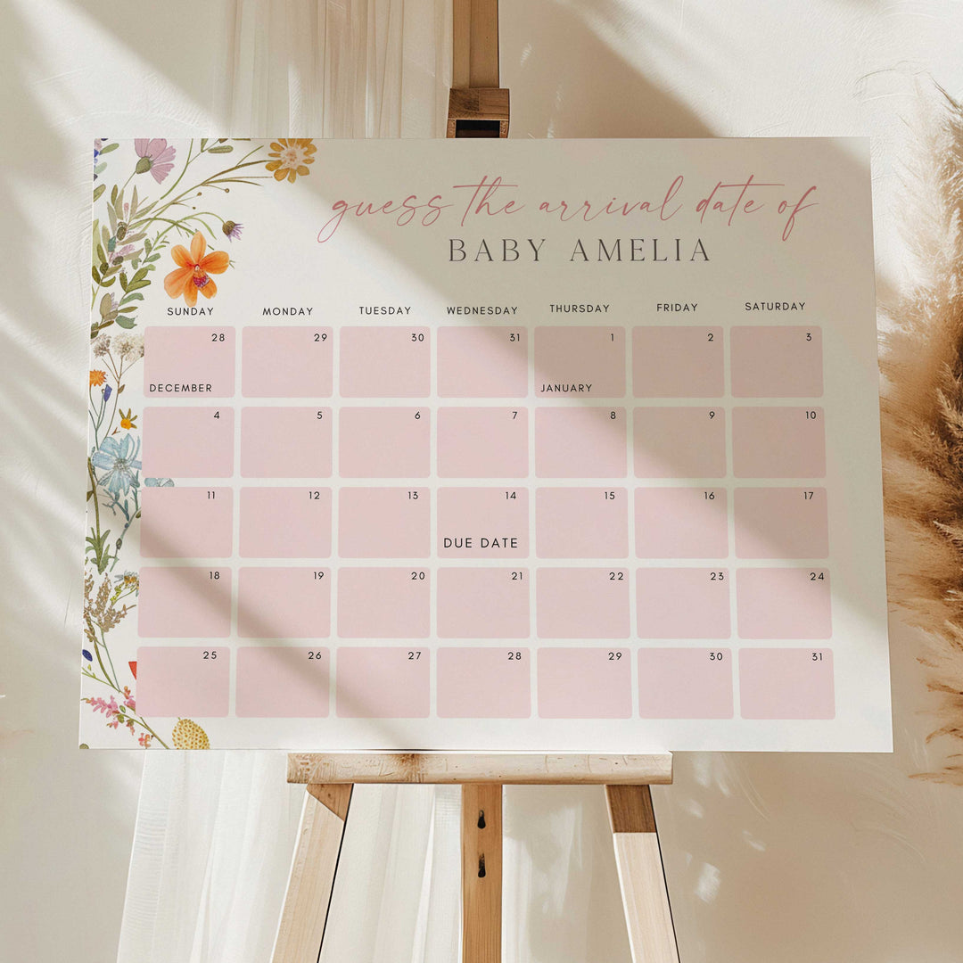 Guess The Baby Arrival Date Game