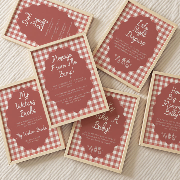 60 Baby Q Gingham Baby Games