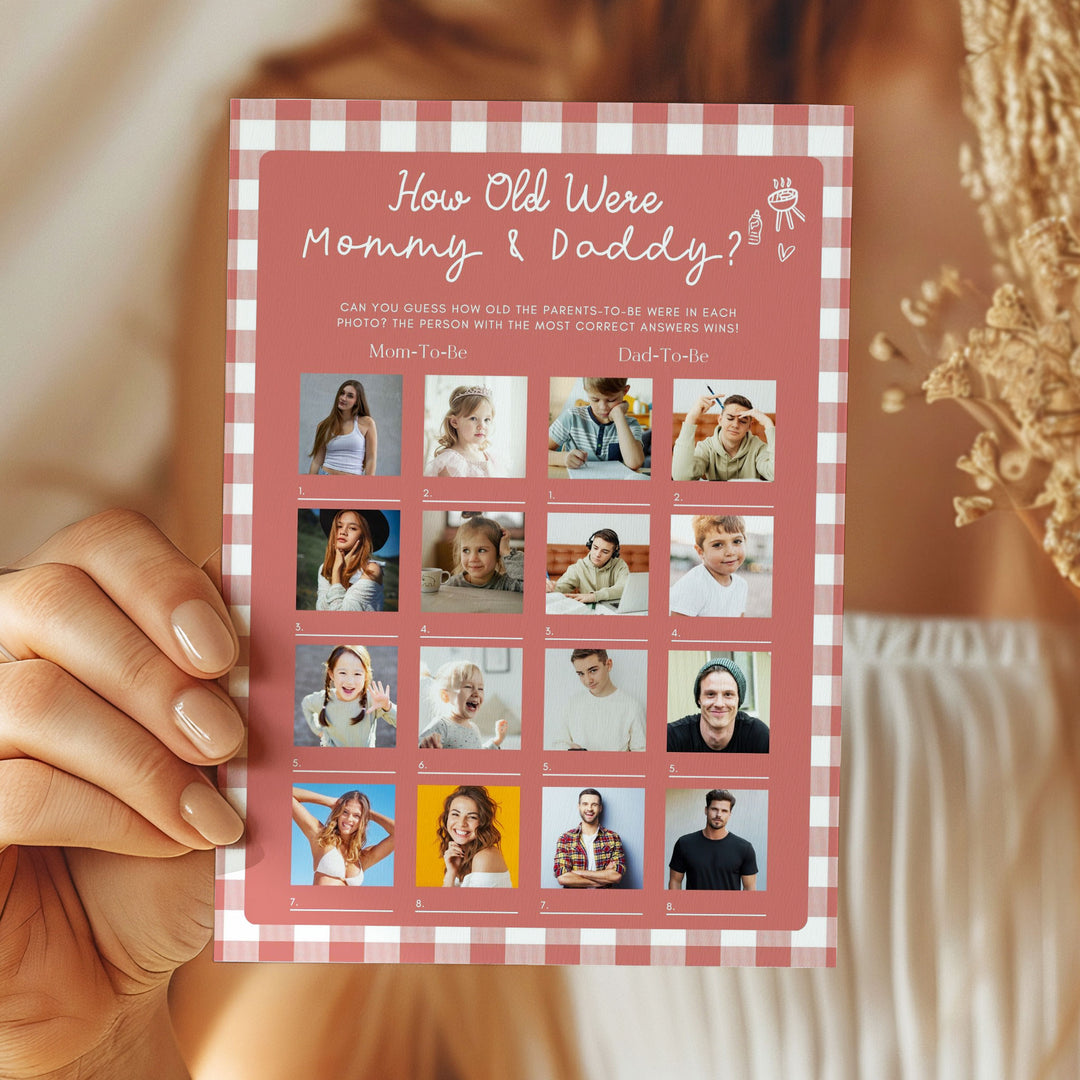 60 Baby Q Gingham Baby Games
