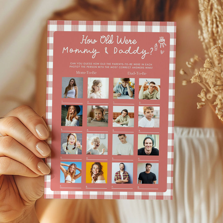 60 Baby Q Gingham Baby Games