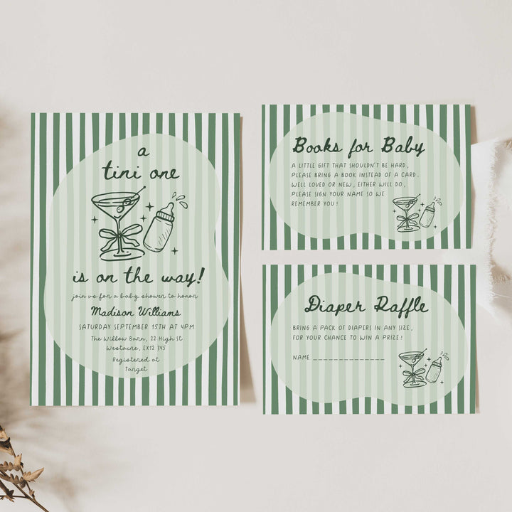 Tini One On The Way Invitation Set