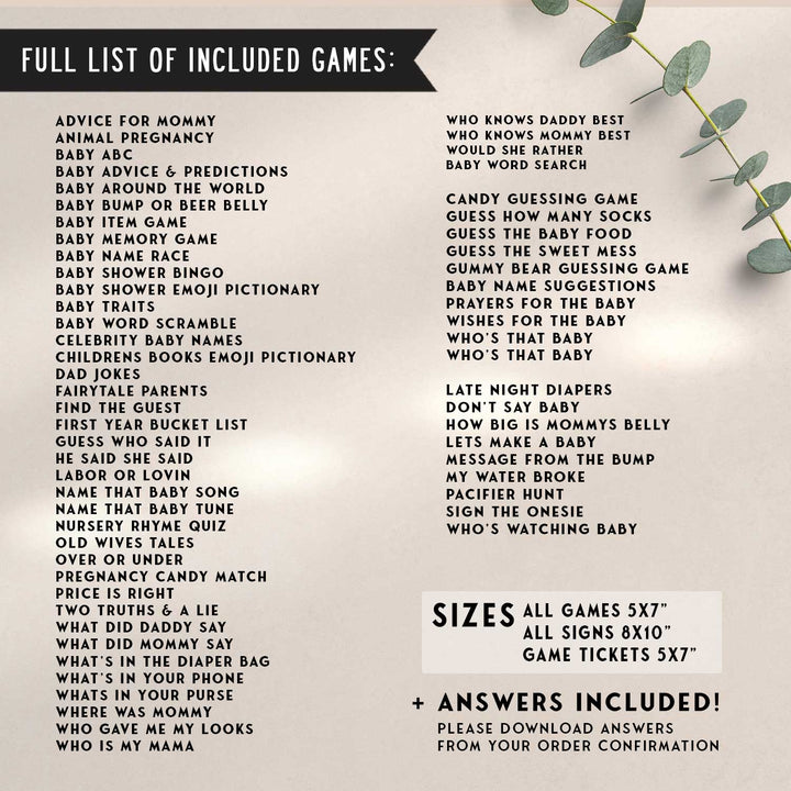 60 Ready To Pop Baby Games