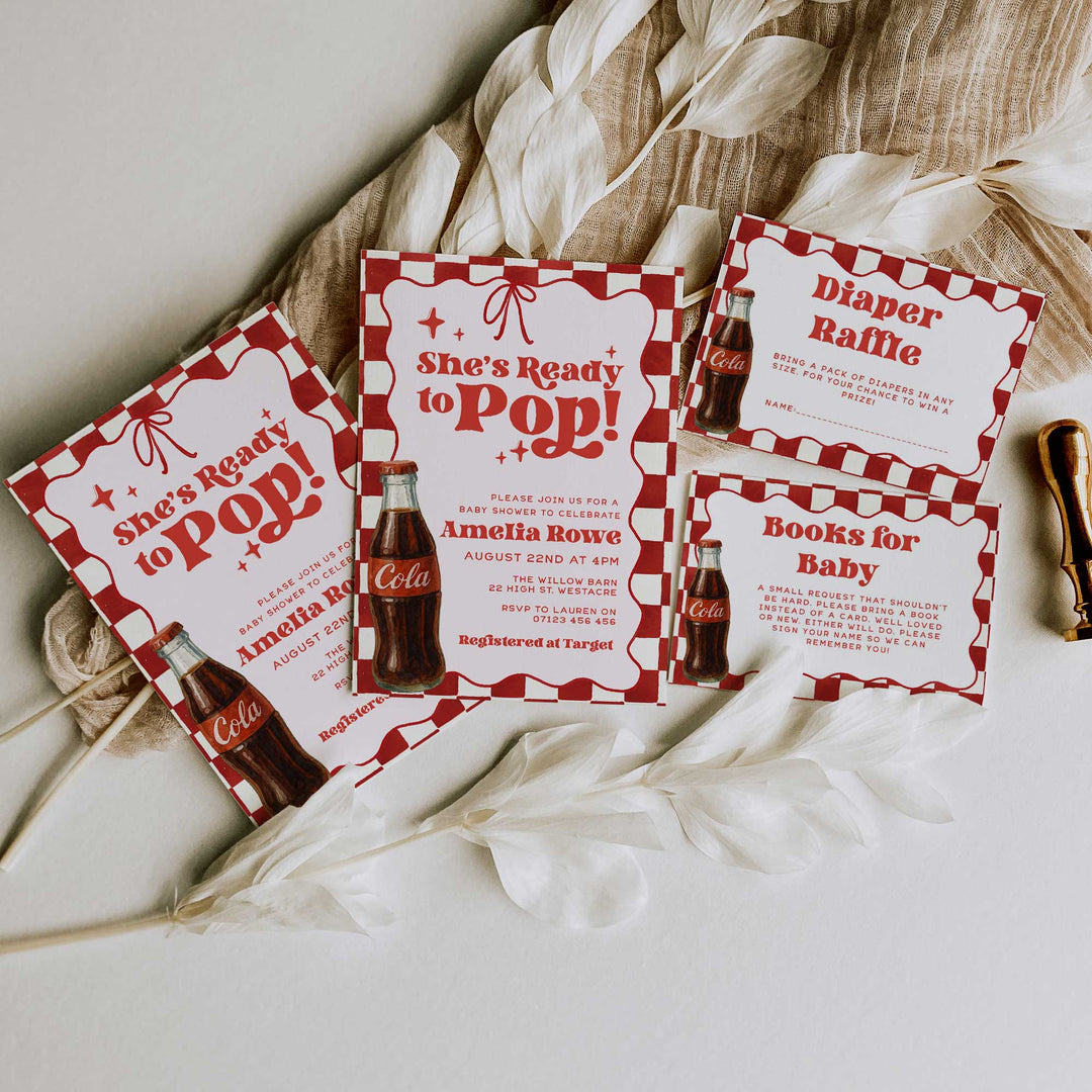 Ready To Pop Invitation & Cards
