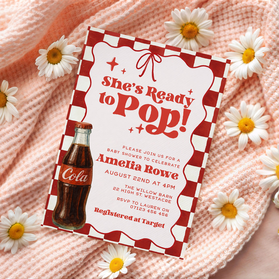 Ready To Pop Invitation