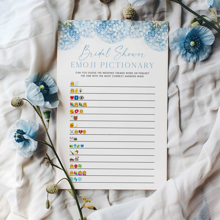 100 Floral Hydrangea Bridal Shower Games