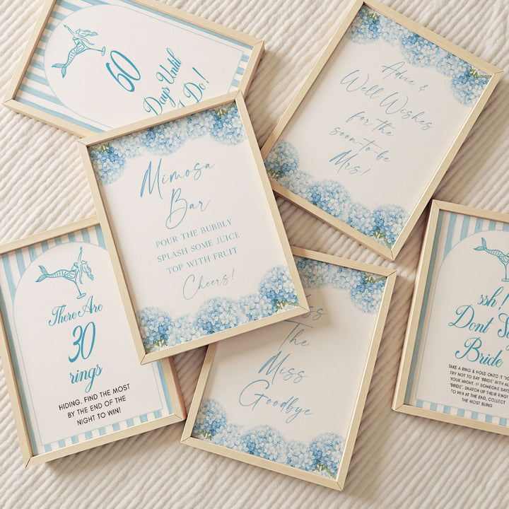 100 Floral Hydrangea Bridal Shower Games