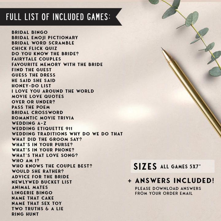 35 Chinoiserie Bridal Shower Games