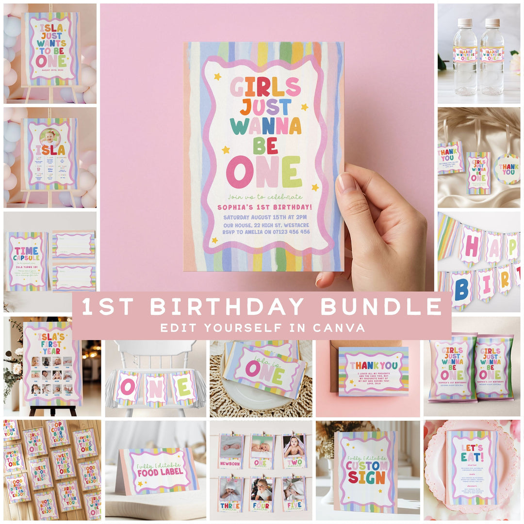 Girls Just Wanna Be One Party Bundle