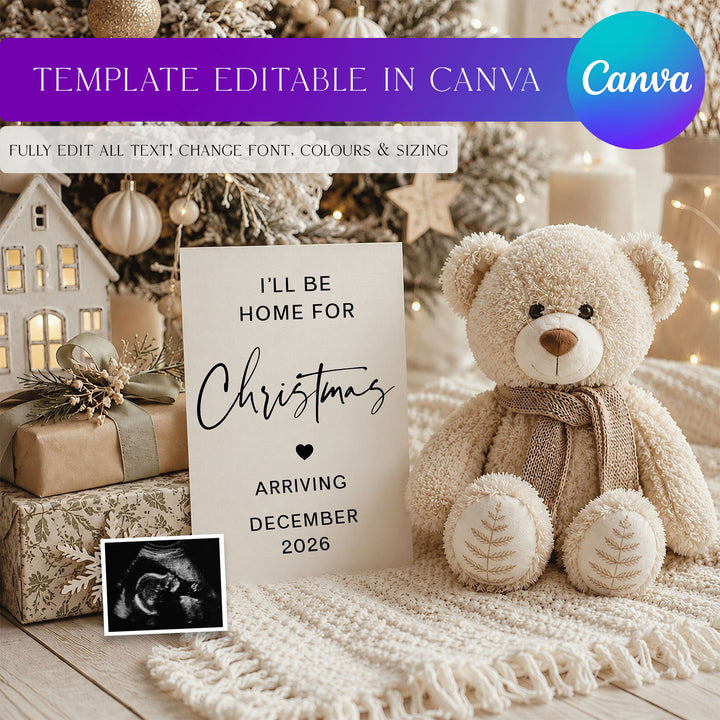 Snowy Bear Pregnancy Announcement
