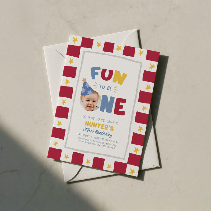 It's Fun To Be One With Star Birthday Invite