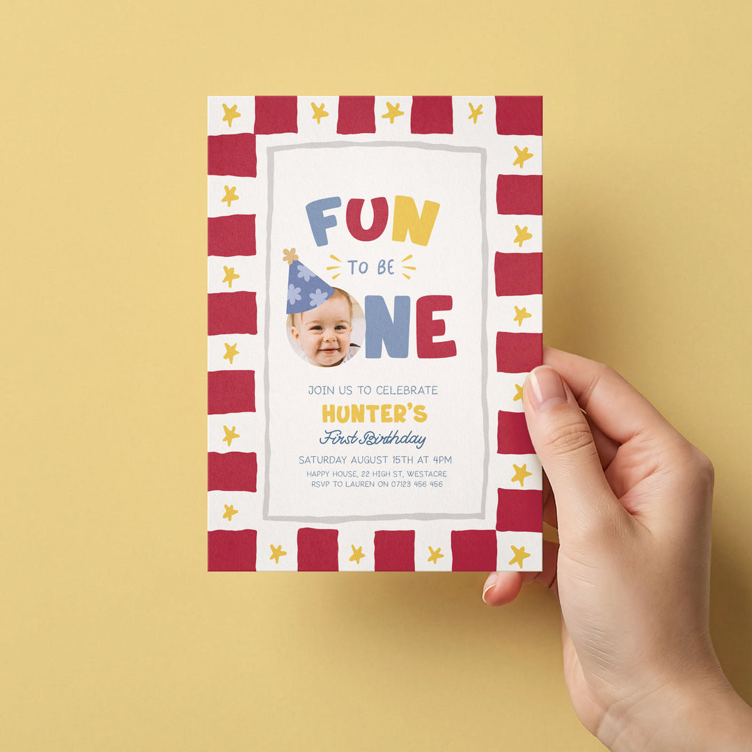 It's Fun To Be One With Star Birthday Invite