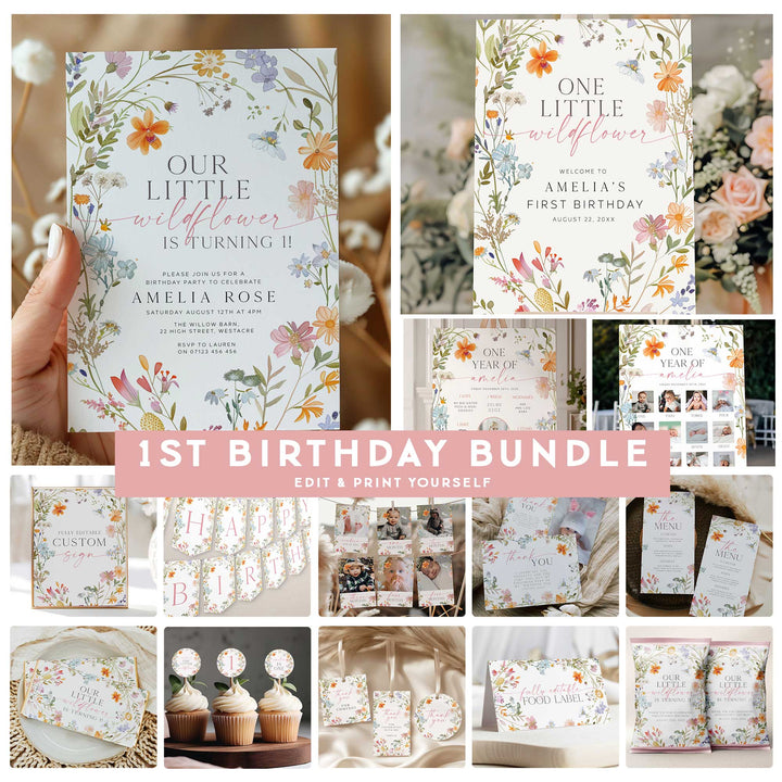 A Little Wildflower Birthday Bundle