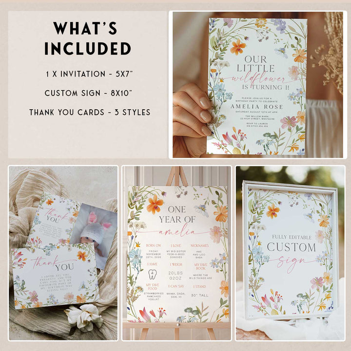 A Little Wildflower Birthday Bundle