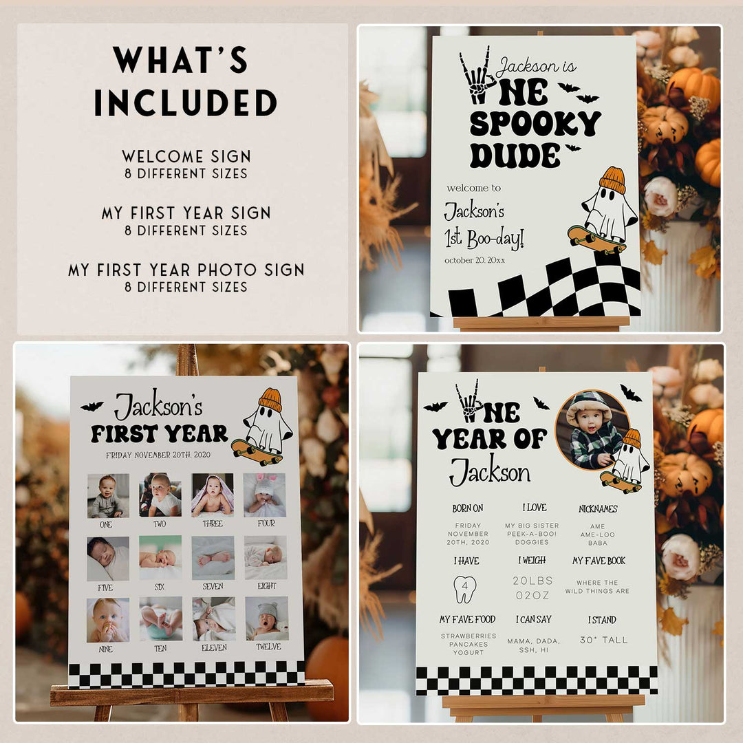 One Spooky Dude Birthday Bundle