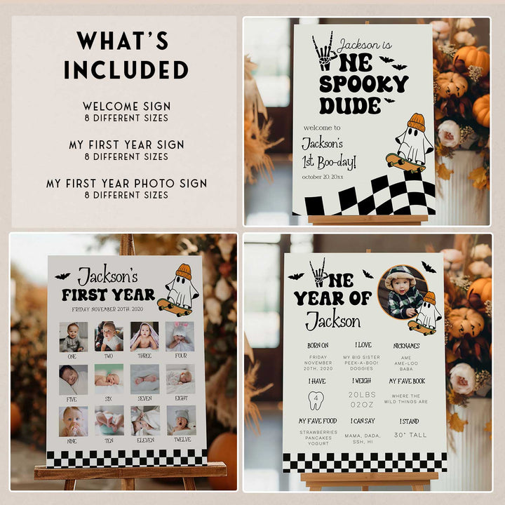 One Spooky Dude Birthday Bundle