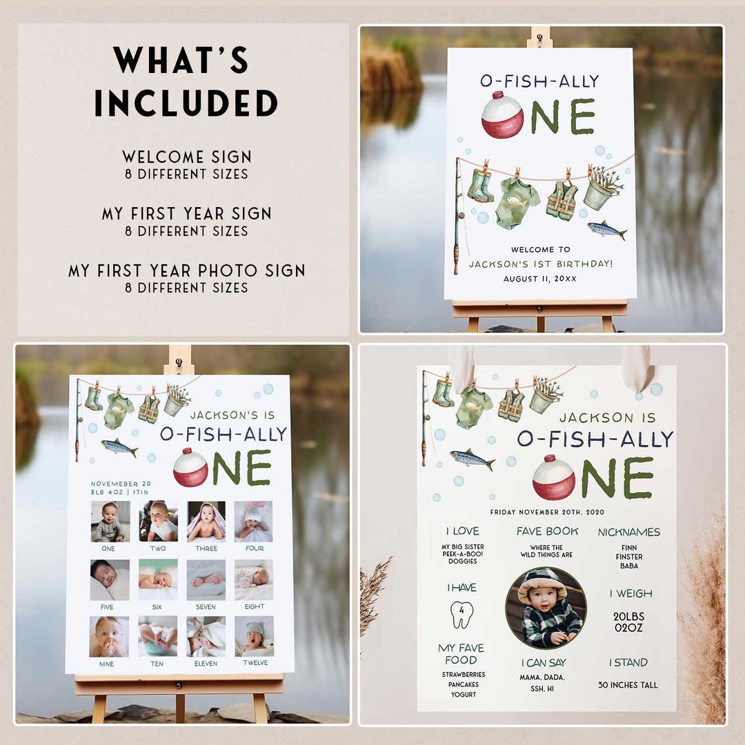 O-Fishally-One Birthday Party Bundle