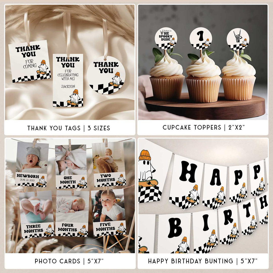 One Spooky Dude Birthday Bundle